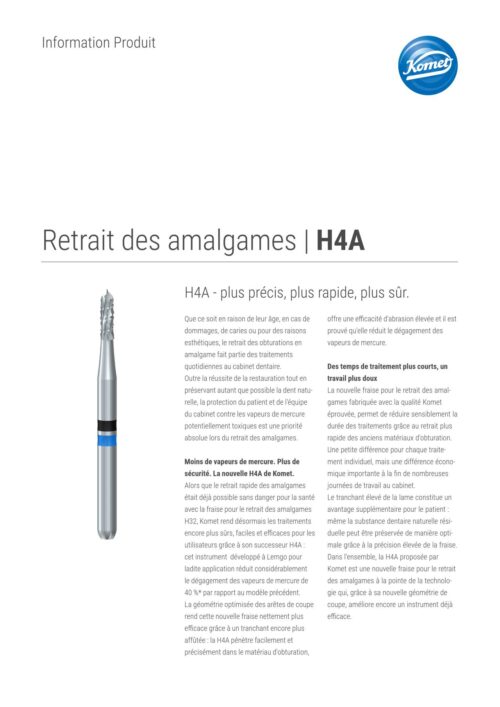Information Produit | H4A